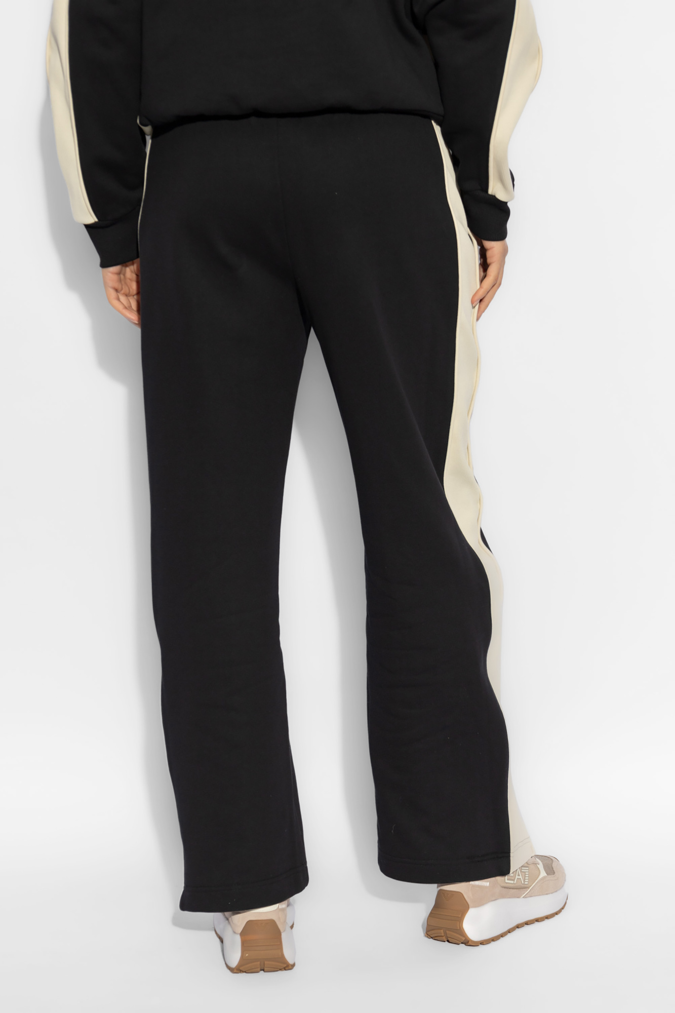 Black Tracksuit bottoms with stripes Moose Knuckles - Vitkac GB